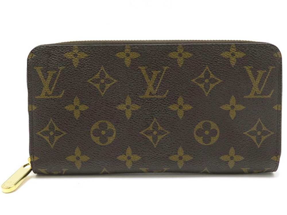 LOUIS VUITTON Zippy Wallet Monogram Fuschia Pink Long